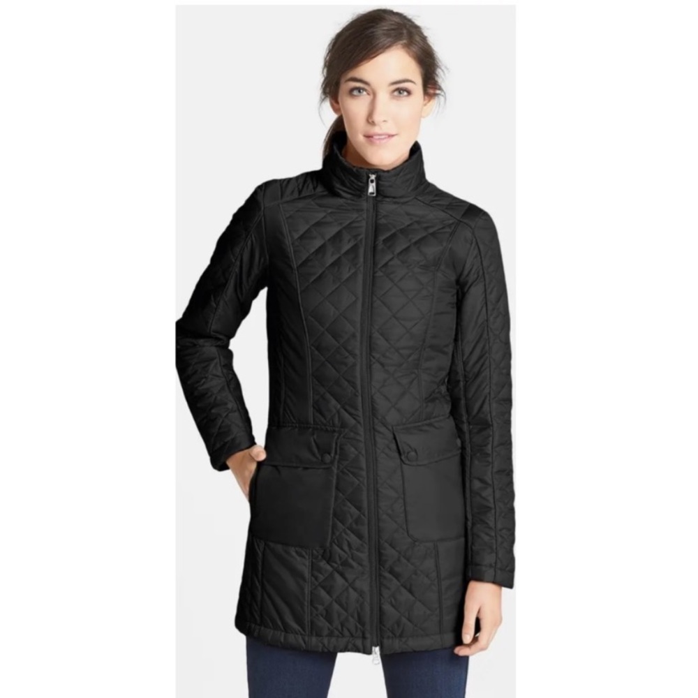 The North Face Women’s Black Quilted Long Puffer Jacket